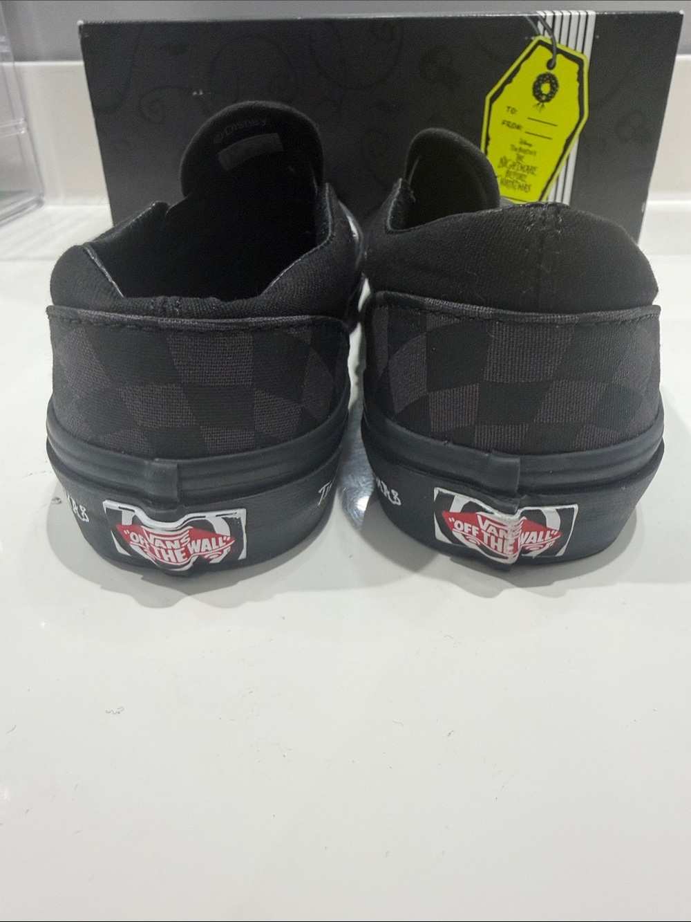 Vans Black & Gray Nightmare Before Christmas Slip-On Shoes - Picture 5 of 7